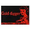 Image 1 : Todd Goldman "Gold Digger" Original Acrylic Painting On Canvas