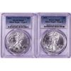 Image 1 : Lot of 2021 Type 1 & 2 $1 American Silver Eagle Coins PCGS MS69