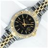 Image 2 : Rolex Ladies Two Tone Diamond Oyster Perpetual Datejust Wristwatch With Rolex Box