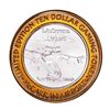 Image 1 : .999 Silver McCarran International Airport Las Vegas, NV $10 Limited Gaming Token