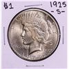 1925-S $1 Peace Silver Dollar Coin