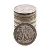 Image 2 : Roll of (20) Assorted Date Walking Liberty Half Dollar Coins Circulated