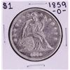 Image 1 : 1859-O $1 Seated Liberty Silver Dollar Coin
