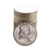 Image 1 : Roll of (20) Brilliant Uncirculated 1956 Franklin Half Dollar Coins