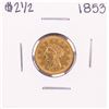 1853 $2 1/2 Liberty Head Quarter Eagle Gold Coin