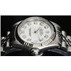 Image 9 : Rolex Ladies Stainless Steel Silver Diamond Datejust Wristwatch