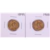 Lot of 1899-1900 Great Britain Sovereign Gold Coins