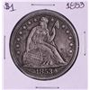 1853 $1 Seated Liberty Silver Dollar Coin
