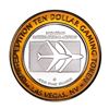 Image 2 : .999 Silver McCarran International Airport Las Vegas, NV $10 Limited Gaming Token