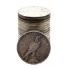 Image 2 : Roll of (20) 1934-S $1 Peace Silver Dollar Coins Circulated