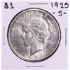 Image 1 : 1925-S $1 Peace Silver Dollar Coin