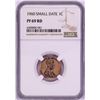 Image 1 : 1960 Small Date Proof Lincoln Memorial Cent Coin NGC PF69RD