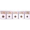 Image 1 : Lot of (5) Ancient Roman Empire Coins NGC Certified
