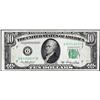 Image 2 : 1950A $10 Federal Reserve Misaligned Back Printing Error Note Chicago