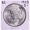 Image 1 : 1923-D $1 Peace Silver Dollar Coin
