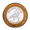 Image 1 : .999 Fine Silver Treasure Island Las Vegas, Nevada $10 Limited Edition Gaming Token