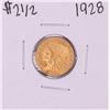 1928 $2 1/2 Indian Head Quarter Eagle Gold Coin