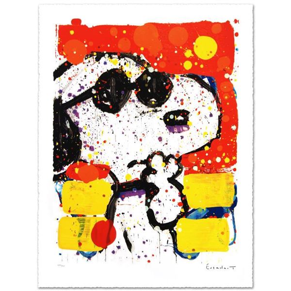 Tom Everhart  Cool & Intelligent  Limited Edition Lithograph On Paper