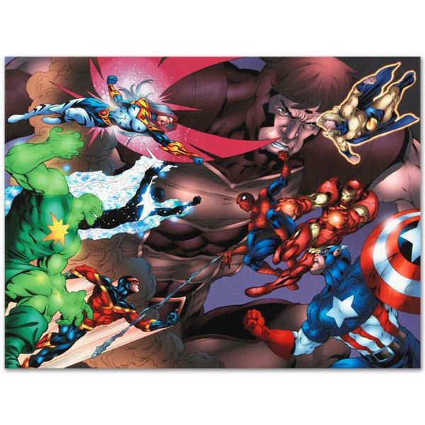 Marvel Comics  New Thunderbolts #13  Limited Edition Giclee On Canvas