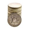 Image 2 : Roll of (20) Brilliant Uncirculated 1957-D Franklin Half Dollar Coins