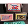 Image 2 : LOT OF 8 ELVIS LISCENCE PLATES / STREET SIGNS