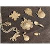 Image 2 : LOT OF SILVER JEWELLERY INC. NECKLACE AND PENDANTS