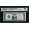 1928B $1 Experimental Silver Certificate PMG 58EPQ