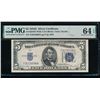 1934D $5 Silver Certificate PMG 64EPQ