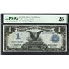 1899 $1 Black Eagle Silver Certificate PMG 25