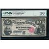 1880 $10 Jackass Legal Tender Note PMG 50