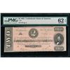 Image 1 : 1864 $2 T-70 Confederate PMG 62EPQ