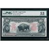 Image 1 : 1901 $10 Bison Legal Tender Note PMG 53