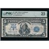 1899 $5 Chief Silver Certificate PMG 25