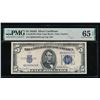 1934D $5 Silver Certificate PMG 65EPQ