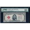 1928C $5 Legal Tender Note PMG 65EPQ