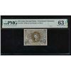 10 Cent Second Issue Fractional Note PMG 63EPQ