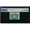 Image 2 : 10 Cent Second Issue Fractional Note PMG 63EPQ