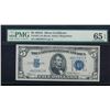 1934A $5 Silver Certificate PMG 65EPQ