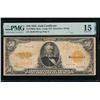 1922 $50 Mule Gold Certificate PMG 15