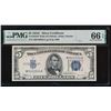 1934C $5 Silver Certificate PMG 66EPQ