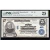 1902 $5 Haverhill MA National PMG 25