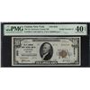 1929 $10 Serial 6 Canton NY National PMG 40EPQ
