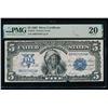 1899 $5 Chief Silver Certificate PMG 20
