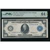 1914 $10 Chicago FRN PMG 64EPQ