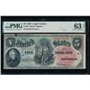 Image 1 : 1869 $5 Legal Tender Note PMG 63EPQ
