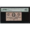 50 Cent 1864 T-72 Confederate PMG 63EPQ