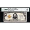 1928 $50 Gold Certificate PMG 30