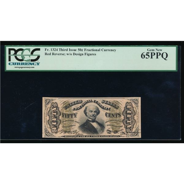 50 Cent Third Issue Fractional PCGS 65PPQ