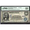 1902 $50 Grand Rapids MI National PMG 25