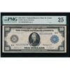 1914 $10 St Louis FRN PMG 25